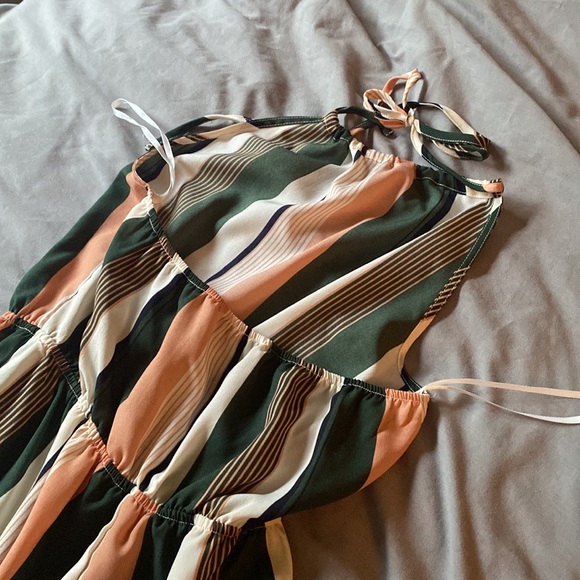 Color Block Striped Romper - Picture 3 of 4